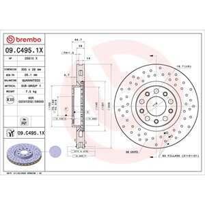 Bromsskiva, Framaxel, alfa romeo giulia, 50532930