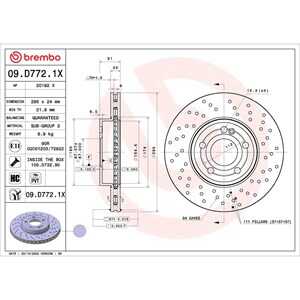 Bromsskiva, Framaxel, mercedes-benz, 2474210312, 247421031207, A2474210312