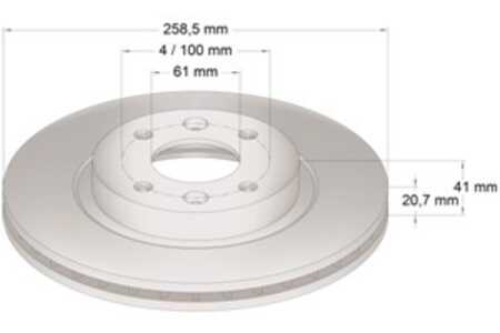 Bromsskiva, Framaxel, dacia,renault,nissan, 4020 600 QAA, 6001 548 758, 7700 813 549, 7701 204 304, 7701 205 653, 7701 206 339,