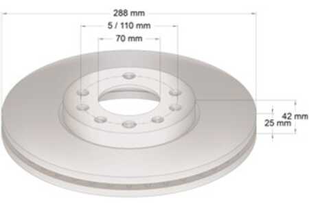 Bromsskiva, Framaxel, opel calibra a, vectra b, vectra b halvkombi, vectra b kombi, vauxhall vectra, 05 69 056, 5 69 056, 90512