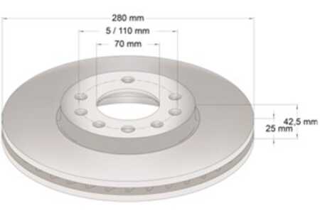 Bromsskiva, Framaxel, opel,vauxhall, 05 69 060, 05 69 066, 09117678, 5 69 060, 5 69 066, 93197592