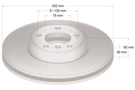 Bromsskiva, Framaxel, bmw x5 [e53], 3411 6 756 045, 3411 6 765 457, 3411 6 794 300, 3411 6 859 679