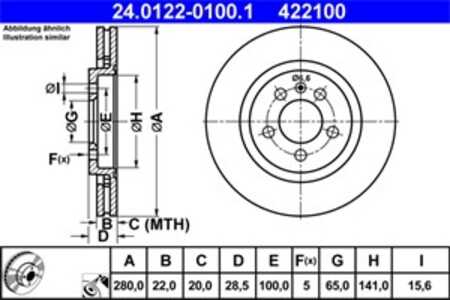 Bromsskiva, Framaxel, seat toledo i, vw corrado, golf iii, passat b3/b4, passat b3/b4 variant, vento, 1H0 615 301 A, 1H0 615 301