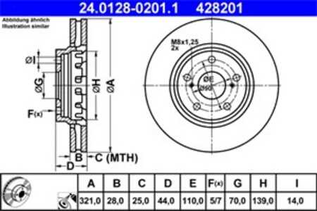 Bromsskiva, Framaxel, opel astra h, astra h gtc, zafira / zafira family b, vauxhall astra mk v, 5 69 017, 93185817