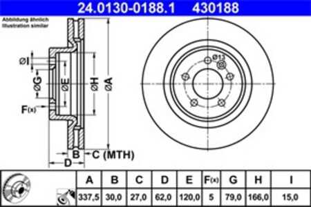 Bromsskiva, Framaxel, land rover discovery iii, range rover sport i, SDB000612, SDB000613, SDB000614