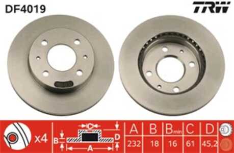 Bromsskiva, Framaxel, nissan almera i, almera hatchback i, sunny sedan iv, 40206-0M600, 40206-0M601, 40206-0M602, D0206-0M602