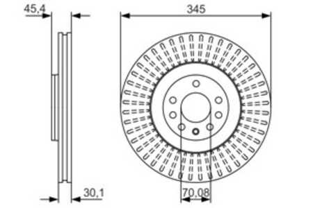 Bromsskiva, Framaxel, opel,saab,vauxhall, 569154, 93 188 445, 93188445