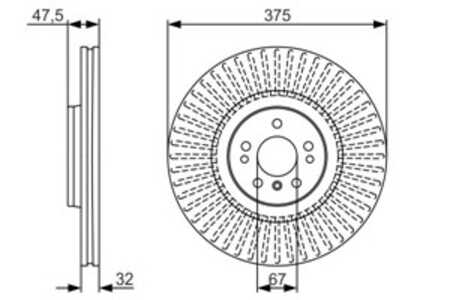 Bromsskiva, Framaxel, mercedes-benz gl-klass [x164], m-klass [w164], r-klass [w251, v251], 164 421 06 12, 164 421 15 12, A 164 