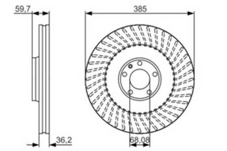 Bromsskiva, Framaxel, audi a8 d3, 4E0 615 301 E, 4E0 615 301 K