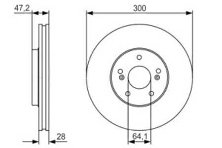 Bromsskiva, Framaxel, honda accord vii, lagreat, pilot, 45251-S0X-000, 45251-SEA-J01, 45251-SOX-000