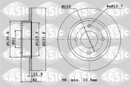 Bromsskiva, Framaxel, dacia,renault, 6001547684, 6001549211, 7700704705, 7701204282