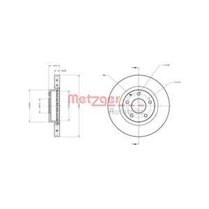 Bromsskiva, Framaxel, mazda 3, 3 sedan, cx-3, B45G-33-251A, BJT2-33-251A