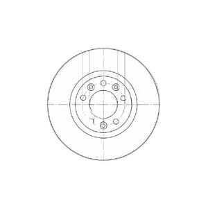 Bromsskiva, citroën xm, xm break, peugeot 407, 407 sw, 508 i, 508 sw i, 508 sw skåp / kombi, 605, 607, 00004249L3, 1606308680, 