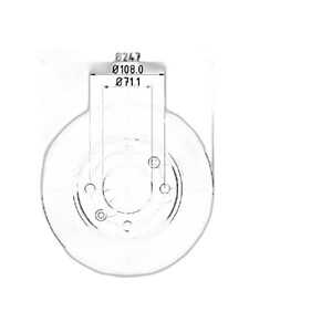 Bromsskiva, citroën,peugeot, 169115, 4246G6, 4249F5, 95661749, 96012770