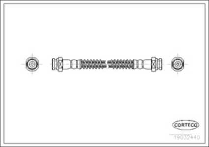 Bromsslang, Bak, Bakaxel, Fordonssida, mitsubishi carisma, carisma sedan, space star minibus,  minivan, MB950626, MR910915