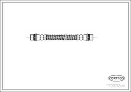 Bromsslang, Bak, Bakaxel, Fordonssida, peugeot 405 i, 405 ii, 405 break i, 405 break ii, 605, 480647