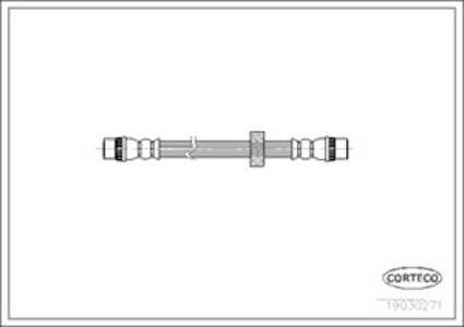 Bromsslang, Bak, Bakaxel, Fordonssida, opel,renault,vauxhall, 4409165, 7700834990, 8200045782, 8200131599, 91166507