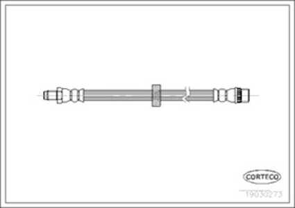 Bromsslang, Bak, Fram, Framaxel, fiat,lancia,renault, 8200131598