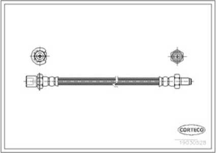 Bromsslang, Bakaxel, Fordonssida, toyota land cruiser, starlet, 9694033205