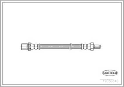 Bromsslang, Bakaxel, Fram eller bak, Fordonssida, daihatsu,toyota, 9694032805, 9694032855