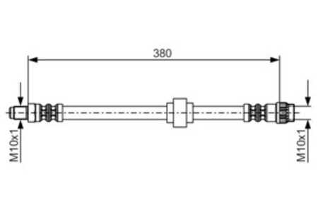 Bromsslang, Bakaxel, Framaxel, Ytter, framaxel höger, framaxel vänster, nissan,opel,renault,vauxhall, 44 18 561, 4416297, 46201