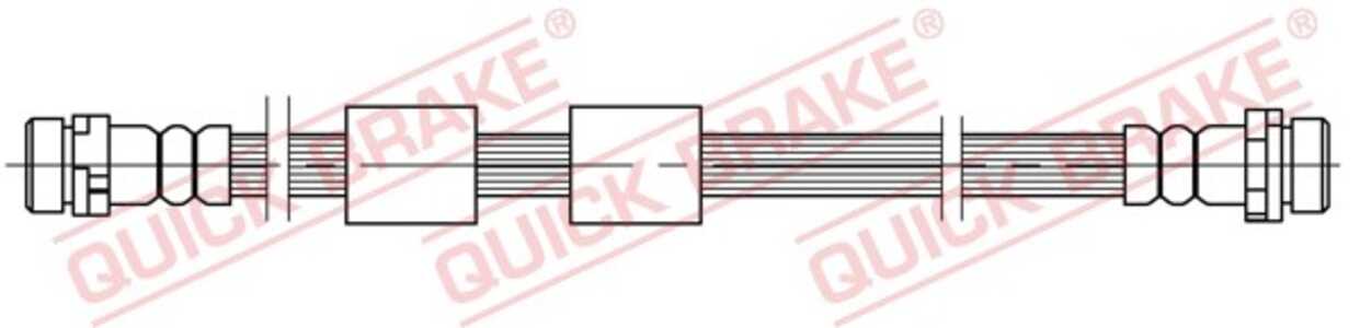 Bromsslang, Bakaxel höger, Bakaxel vänster, ford b-max, b-max van, fiesta vi, fiesta van vi, 1514244, 1525684, 1540178, 1554797