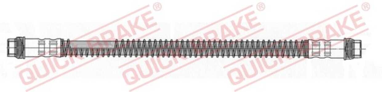 Bromsslang, Bakaxel höger, Bakaxel vänster, citroën c5 i, c5 ii, c5 break i, c5 break ii, c5 skåp / kombi, 480698