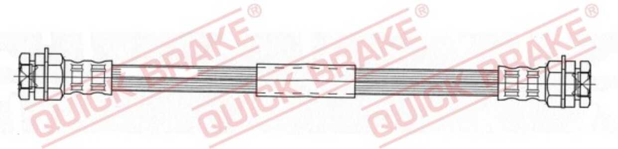 Bromsslang, Bakaxel höger, Bakaxel vänster, chrysler voyager i, voyager ii, 4383850