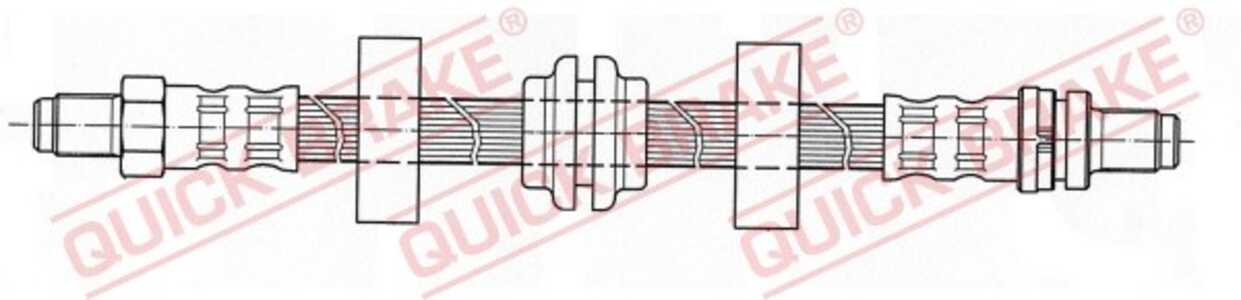 Bromsslang, Bakaxel höger, Bakaxel vänster, ford cougar, mondeo i, mondeo ii, mondeo sedan i, mondeo sedan ii, 1025018, 1071639