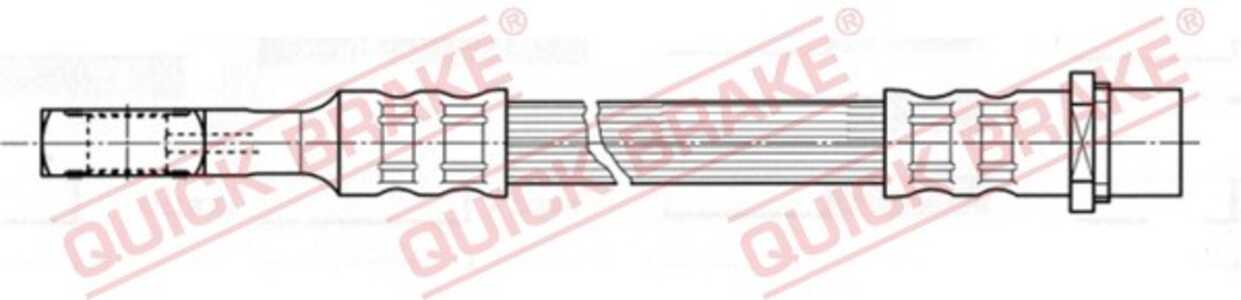 Bromsslang, Bakaxel höger, Bakaxel vänster, opel zafira a minibus,  minivan, vauxhall astra mk iv, zafira a, 5562079, 5562114, 