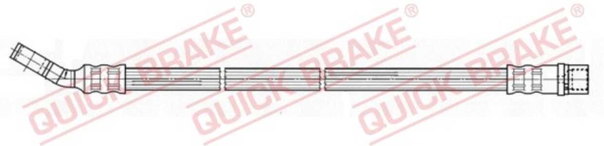 Bromsslang, Bakaxel höger, Bakaxel vänster, opel,saab,vauxhall, 24436542, 5562204