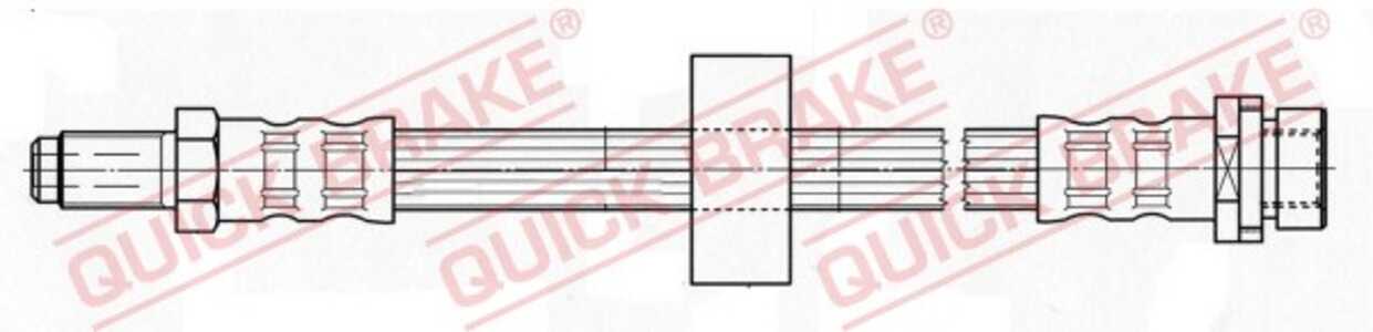 Bromsslang, Bakaxel höger, Bakaxel vänster, ford mondeo iii, mondeo sedan iii, mondeo turnier iii, 1114758, 1117107, 1121635, 1