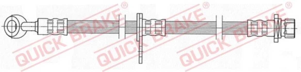 Bromsslang, Bakaxel höger, Bakaxel vänster, honda accord vi, accord hatchback vi, 46430S1AE01, 46430S1AE61, 46460S1AE01