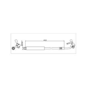 Bromsslang, Bakaxel höger, chevrolet trax, opel mokka / mokka x, vauxhall mokka / mokka x, 5 62 516, 5 62 539, 562516, 562539, 