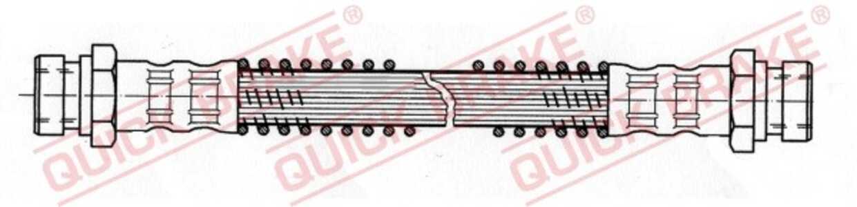 Bromsslang, Bakaxel höger, hyundai atos, 5873802000, 5873802001, 5878802001