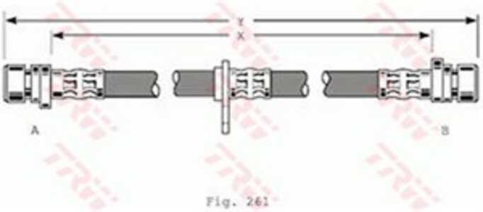 Bromsslang, Bakaxel, Inre, Höger, Vänster, honda accord v, rover 600 i, 46430-SN7-003, GBH90265, SHB100390