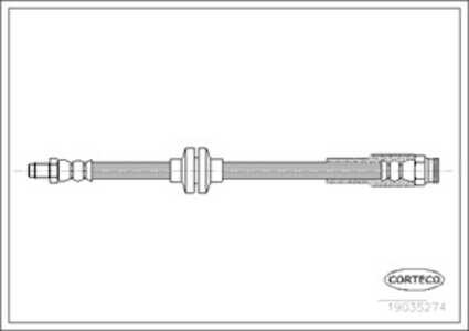 Bromsslang, Bakaxel, Tvåsidig, fiat ducato buss, ducato flak/chassi, ducato skåp, 51782767