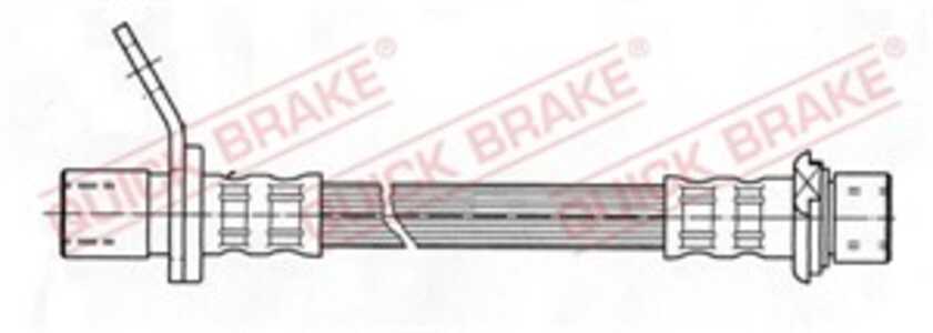 Bromsslang, Bakaxel vänster, toyota avensis, avensis kombi, avensis liftback, 9008094066