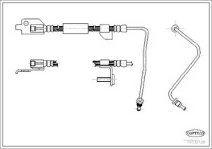 Bromsslang, Bakaxel, ford escort turnier v, escort turnier vi, 6823335