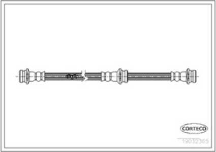 Bromsslang, Bakaxel, suzuki swift i, swift cabriolet, swift halvkombi ii, swift sedan ii, 5159060B00, 5159060BB0