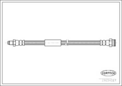 Bromsslang, Bakaxel, fiat croma, 51733731