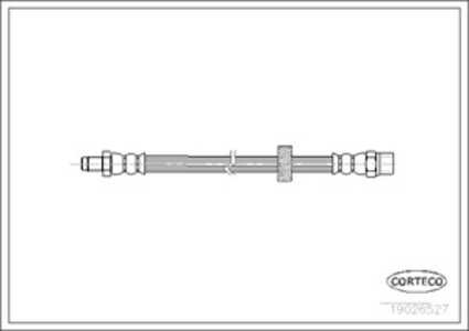 Bromsslang, Bakaxel, volvo s90 i, 9169139