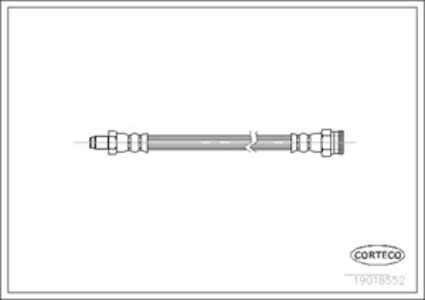 Bromsslang, Bakaxel, fiat ducato flak/chassi, ducato panorama, ducato skåp, peugeot j5 buss, j5 skåp, 481631, 481635, 5950690, 