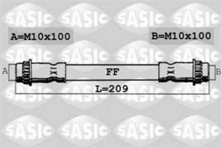 Bromsslang, Bakaxel, peugeot 405 i, 405 ii, 405 break i, 405 break ii, 605, 480640, 480647