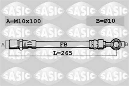 Bromsslang, Bakaxel, daihatsu charade viii, toyota yaris, 90947W2011, 90947W2011000