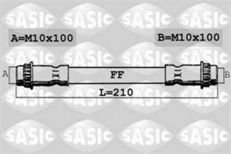 Bromsslang, Bakaxel, nissan,renault, 4621100QAA, 4621100QAB, 7700304969, 8200249251, 8200572102, 8200597218, 8200679267, 820078