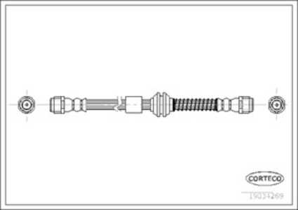 Bromsslang, Fram, Framaxel, Fram, höger eller vänster, audi q7, vw touareg, 7L0611701A, 7L0611701C