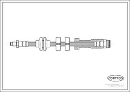 Bromsslang, Fram, Framaxel, Höger, Vänster, fiat punto, punto cabriolet, punto van, lancia y, 46423177, 7735009