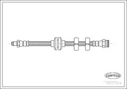 Bromsslang, Fram, Framaxel, Tvåsidig, alfa romeo spider, fiat bravo ii, marea, stilo, stilo multi wagon, 46554126, 46784455