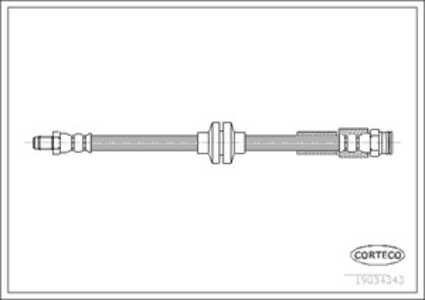 Bromsslang, Fram, Framaxel, Tvåsidig, alfa romeo,fiat,opel, 51835425, 55701047, 562275